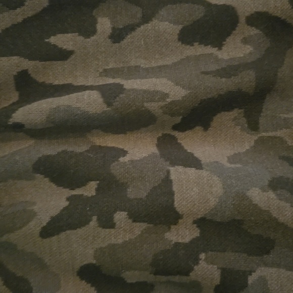 White House Black Market Camo Sweater Coat - Picture 6 of 10